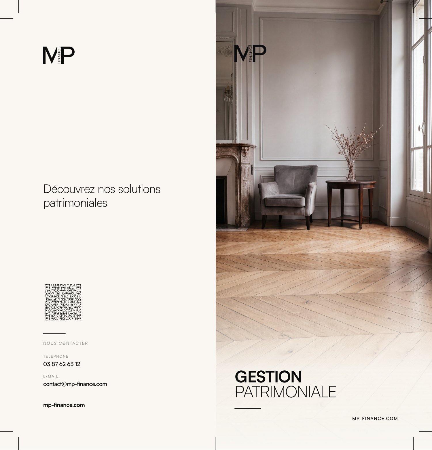 Gestion patrimoniale — Recto (extérieur)